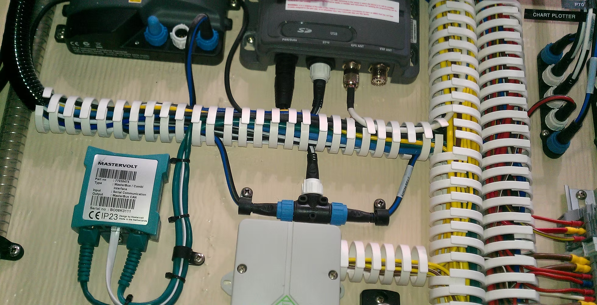 Battery and charging installation shown in our projects